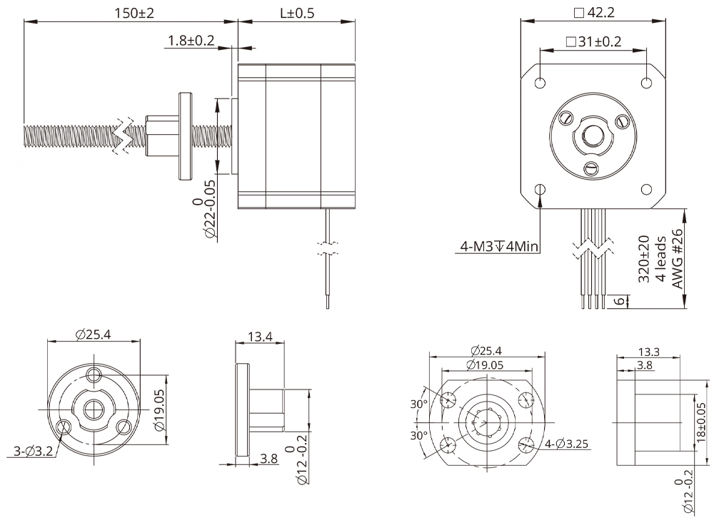 external actuator demension