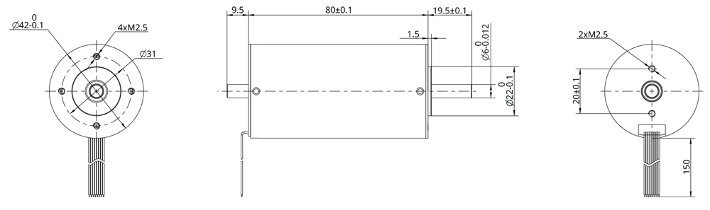 42mm Slotless BLDC image