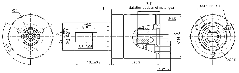 Precision Planetary gearbox