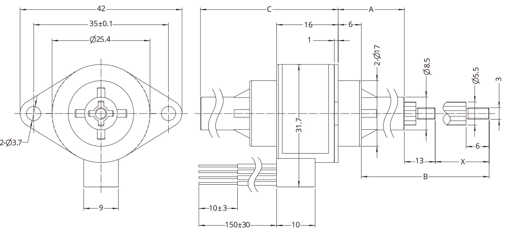 Kaptive PM Stepper Linear Actuator